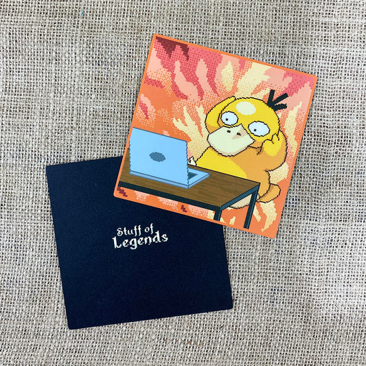Raging Psyduck Print
