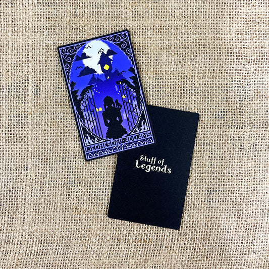 Wednesday Addams Tarot Card